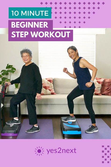 Step Exercises Beginner, Step Routine Workouts, Step Up Exercises, Step Exercises Workouts, Steps Exercises Workouts, Stair Stepper Workout, Walking Exercise Plan, Step Aerobic Workout, Step Workouts