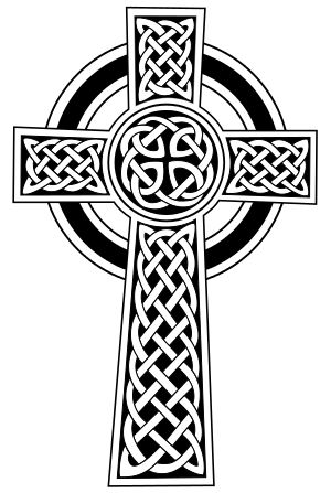 The Celtic cross, a pre-Christian symbol which... Celtic Cross Meaning, Cross Coloring Page, Irish Cross, Celtic Cross Tattoos, Celtic Crosses, Irish Symbols, Irish Tattoos, Cross Symbol, Celtic Tattoo