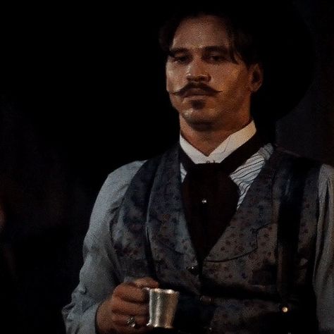 Val Kilmer Doc Holliday, Cowboy Code, Doc Holliday Tombstone, Tombstone 1993, Cowboy Movies, Tombstone Movie, Doc Holiday, Ice Man, Louis Vuitton Supreme