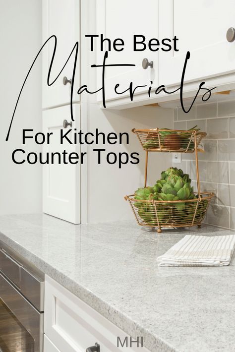 Kitchen Countertops Materials, Low Maintenance Kitchen Countertops, Kitchen Countertop 2023, Farmhouse Kitchen Marble Countertop, Cost Effective Kitchen Countertops, What To Have On Kitchen Countertops, Kitchen Counters 2023, Kitchen Countertops Ideas Granite, What Is The Best Countertop Material