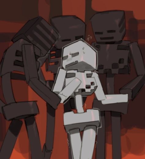 Minecraft Wither, Minecraft Skeleton, Minecraft Comics, Youtube Ideas, Minecraft Drawings, Minecraft Anime, Minecraft Characters, Minecraft Mobs, Minecraft Funny