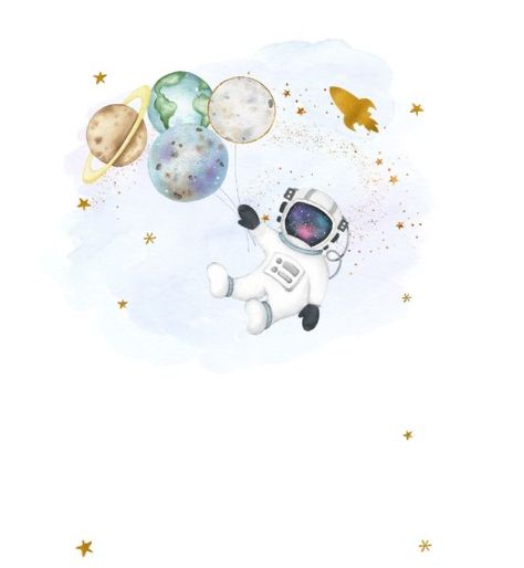 Space Party Invitations, Astronaut Invitation, Outer Space Baby Shower, Animal Theme Birthday, Space Birthday Invitation, Astronaut Party, Boys 1st Birthday Party Ideas, Astronaut Birthday, Baby Art Projects