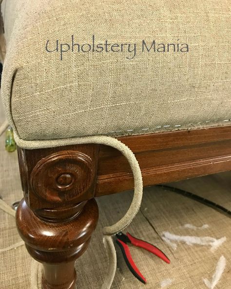 Large scale projects call for large scale piping! This upholstered ottoman is a great place for large (1/2 inch size) piping. •Upholstery Mania on Etsy carries large 1/2 inch, also known as 8/32, size piping and regular size piping which is 5/32 inch. •Get yours today for your Upholstery project and have it shipped straight to your door! #largepiping #extralargepiping #extralarge #upholsterymania #diyupholstery #diy #diyupholsteryproject #diyfurniture #diyprojects #upholstery #upholsteryt... Piping Upholstery, Upholstered Ottoman, Flipping Furniture, Upholstered Headboard, Reupholster, Diy Tools, Furniture Makeover, Great Places, Piping