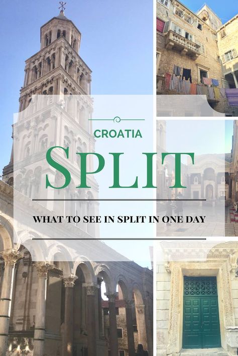 Split In One Day, Croatia Vacation, Travel Croatia, Dominic Cooper, Visit Croatia, Eastern Europe Travel, Adriatic Coast, Split Croatia, Travel Around Europe