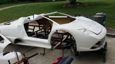 2006 Murcilago Lamborghini kit car replica Lamborghini Replica, Kit Cars Replica, Replica Cars, Chassis Fabrication, Diy Go Kart, Oleh Oleh, Car Frames, Space Frame, Custom Muscle Cars