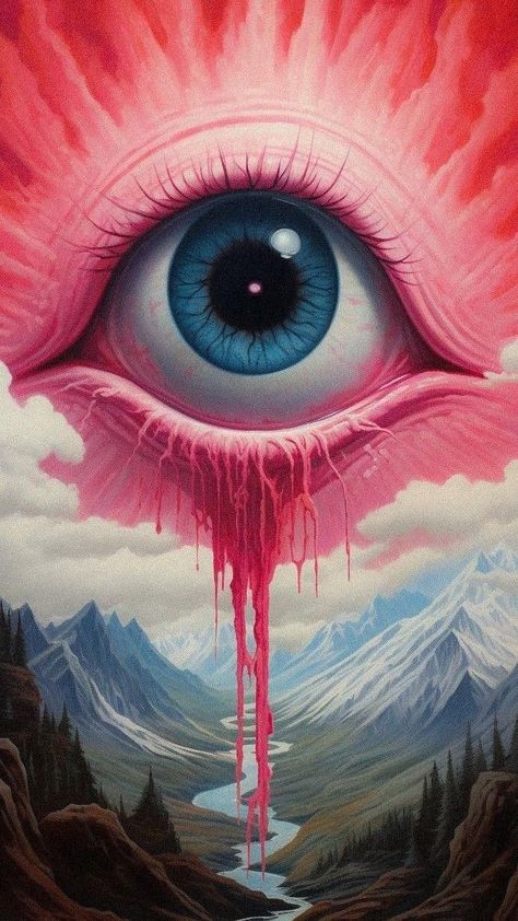 Demented Pictures, Eyeball Tattoo, Brown Outfits, Art 101, Eyeball Art, Alt Art, Arte Peculiar, Deep Art, Munnar