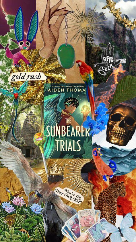 #thesunbearertrials #golden #book #aesthetic #moodboars The Sunbearer Trials, Sunbearer Trials, Aiden Thomas, Cemetery Boys, Gay Books, Journal Spreads, Golden Book, Books Art, Book Suggestions