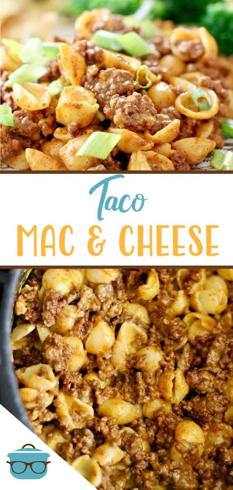 Easy Taco Macaroni and Cheese is a budget-friendly, family-friendly meal made with ground beef, taco seasoning and boxed mac and cheese. Easy Taco Mac, Max And Cheese With Ground Beef, Taco Mac And Cheese Recipe, Recipes With Boxed Mac And Cheese, Box Mac And Cheese With Ground Beef, Nacho Mac And Cheese, Recipes Using Boxed Mac And Cheese, Box Mac And Cheese Recipes, Boxed Mac And Cheese Recipes