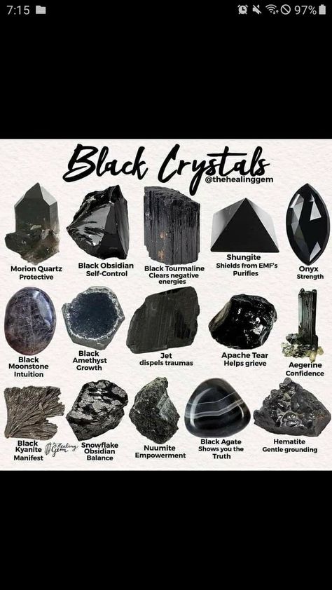 Witch Stones, Energy Stones Crystal Healing, Crystal Identification, Gemstones Chart, Crystal Healing Chart, Magic Spell Book, Black Amethyst, Crystals Healing Properties, Spiritual Crystals