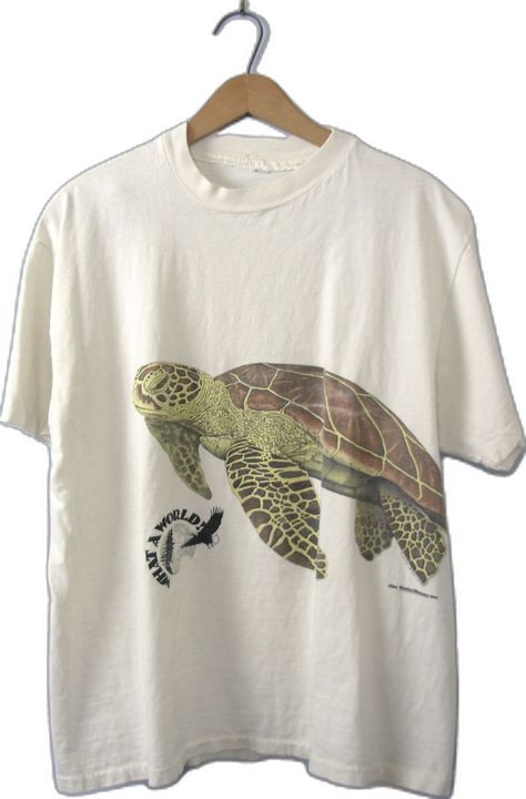 One vintage 1990's graphic tee, sea turtle shirt, size medium Sea Turtle Shirt, Turtle Shirts, Cincinnati Ohio, Cool Fits, Swaggy Outfits, Dream Clothes, Cool Tees, Sea Turtle, Cincinnati