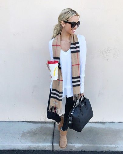 Burberry Scarf Outfit, Destiny Thompson, Thanksgiving Prep, Burberry Outfit, Corporate Fashion, Scarf Outfit, Girly Fashion, Edgy Outfits, Fall Winter Outfits