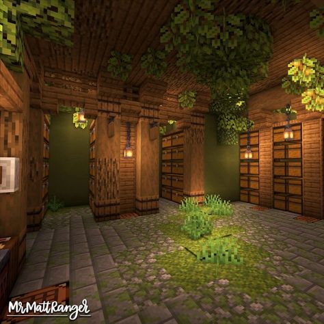 Minecraft Basement Interior, Revine In Minecraft, Mincraft Idea Enchanting Room, Cute Minecraft Chest Room, Minecraft Nature Bedroom Ideas, Minecraft First Night House, Spruce House Ideas Minecraft, Dark Oak Forest Seed Minecraft, Cute Minecraft Builds Survival