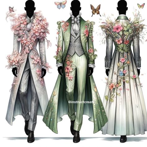 met gala 2024 male version💗 Masquerade Gowns, Digital Dress, Met Gala Outfits, Nature Inspired Fashion, Flower Costume, Gala Outfit, Gala Fashion, Mens Fashion Illustration, Wedding Dress Men