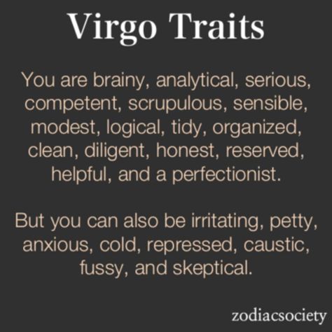 Virgo Personality traits and I know this Man lol -- my hubby Virgo Personality Traits, Person Reading, All About Virgo, Virgo Woman, Virgo Personality, Funny Truths, Virgo Star Sign, Zodiac Signs Meaning, Virgo Traits