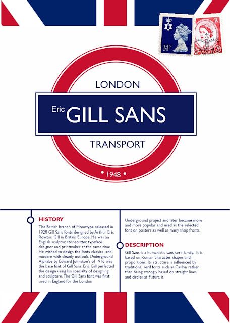 Typographic poster Gill Sans London Typography, Poster Moodboard, Eric Gill, Gill Sans, Roman Characters, Type Specimen, Paragraph Writing, Typographic Poster, Wayfinding Signage