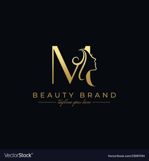 Salon Logo Design Ideas Hair, Make Logo Design Free, Make Up Logo Ideas, Logo Salon Beauty, Mr Logo Design, Beauty Logo Design Ideas, M Logo Design Ideas, Beauty Salon Logo Design Ideas, Beauty Parlour Logo