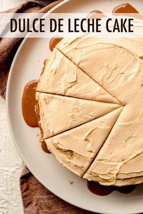 Dulce De Leche Cake Recipes Easy, Leche Cake Recipe, Brown Sugar Cake, Cake Recipes Easy, Leche Cake, Cake Recipe Easy, Cake Filling Recipes, Cake Filling, Recipe Cake