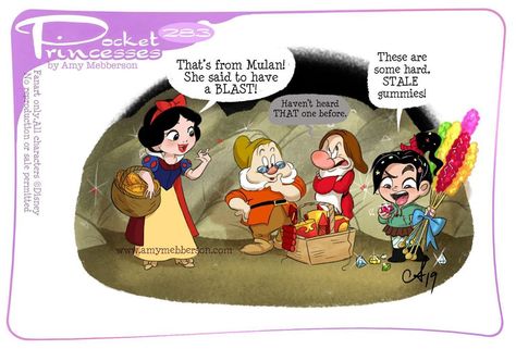 Pocket Princesses on Instagram: “Pocket Princesses 283: National Miner’s Day  #pocketprincesses #pocketprincess (No reposting or uploading to other sites. Also Available on…” Amy Mebberson, Pocket Princess Comics, Disney Princess Comics, Pocket Princess, Disney Princess Cartoons, Pocket Princesses, Vanellope Von Schweetz, Funny Disney Memes, Funny Disney