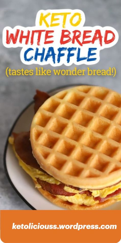 Bread Texture, Bread Keto, Wonder Bread, Keto Chaffle, Chaffle Recipe, Waffle Maker Recipes, Waffle Sandwich, Resep Diet, Recipes Diet