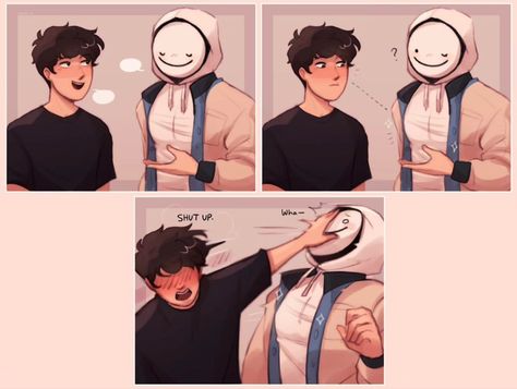 Dream And Georgenotfound Fanart Ship, Funny Minecraft Videos, Mc Video, Dream Video, Really Cool Drawings, Minecraft Funny, Dream Friends, Ship Drawing, Dream Anime