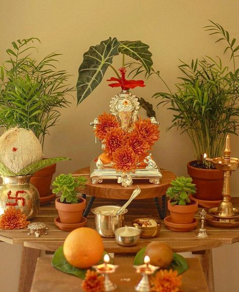 Vinayakar Chathurthi Decor, Ganesh Chathurthi Decor At Home, Vinayaka Chaturthi Decoration, Ganesh Puja Decoration At Home, Ugadi Decorations At Home, Ganesh Chaturthi Decoration At Home Simple, Ganesh Pooja Decoration Ideas, Ganesh Puja Decoration Ideas, Home Ideas 2023