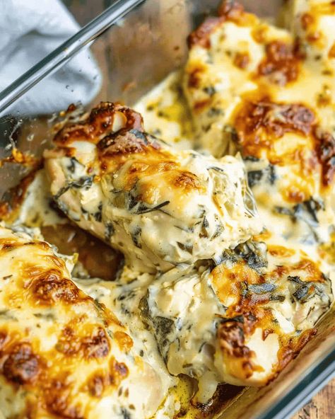 Spinach Artichoke Chicken Bake: A Creamy, Cheesy Delight Welcome to a comforting dish that’s as satisfying as it is simple to make. This Spinach Artichoke Chicken Bake brings together the ... Read more Baked Chicken Artichoke Recipes, Chicken Artichoke Bake, Spinach Artichoke Chicken Bake, Chicken Artichoke Recipes, Artichoke Chicken Bake, Spinach Artichoke Recipes, Cheesey Chicken, Baked Artichoke, Spinach Bake