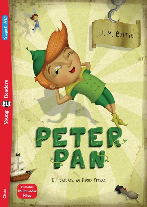 The story of a boy who never grew up, with his friends Wendy and the jealous fairy Tinker Bell. Why are there no Lost Girls in Neverland? What did the crocodile want to eat? Find out in this new edition of the classic story, Peter Pan. Young ELI Readers Peter Pans, J M Barrie, European Languages, Lost Girl, Never Grow Up, Language Activities, Dog Runs, English Book, New Edition