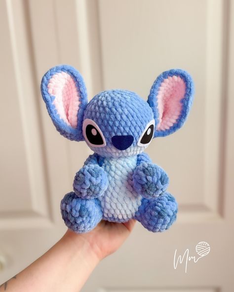 Stitch not bad. Stitch fluffy. Pattern by @crochetgrove Eyes by @hmbb_insta #crochet #amigurumi #smallbusiness #crochetersofinstagram #bluealien Crochet Stich Disney, Crochet Stitch Stuffed Animal, Fluffy Crochet Ideas, Scrump Crochet Pattern, Stitch Amigurumi Free Pattern, Stitch Crochet Pattern Free, Stitch Amigurumi, Stitch Stuffed Animal, Fluffy Crochet