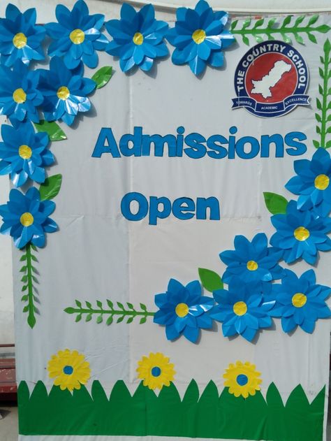 Admission Open Board Decoration, Board Decoration Ideas School, Kindergarten Syllabus, Easy Girls Dress, Room Bulletin Board, Notice Board Decoration, Soft Board Decoration, Boards For School, Soft Board