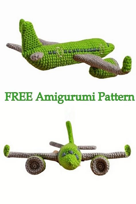 Crochet Airplane Amigurumi Free Pattern Crochet Airplane, Airplane Quilt, Crochet Toys Free Patterns, Crochet Toys Free, 1 May, Crochet Amigurumi Free, Air Space, Spiral Pattern, Pink Yarn