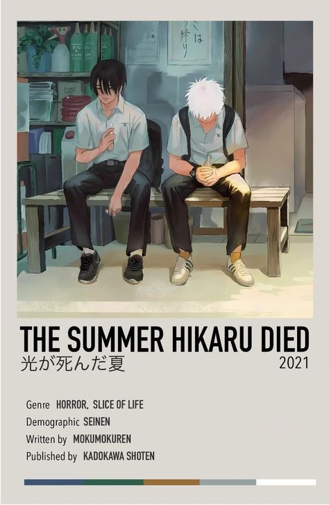 The Summer Hikaru Died Poster, Hikaru Died Last Summer, The Summer Hikaru Died Wallpaper Phone, Anime Polaroid, The Summer Hikaru Died, Japanese Horror Movies, Anime Recs, Japanese Animated Movies, New Movies To Watch