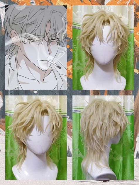 Ahoge Hair In Real Life, Men Hairstyle Reference, Anime Haircut Men, Anime Men Hairstyles Drawing, Mens Anime Hairstyles Real Life, Anime Hairstyles In Real Life Men, Hair Styles Men Drawing, Anime Hair Men, Anime Boy Hairstyles