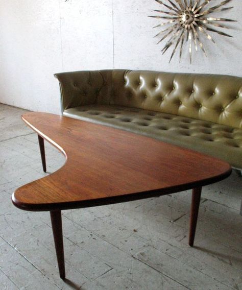 Mid Century Danish Modern Teak Boomerang Coffee Table: Mad Men Furniture, Mcm Furniture, Mid Century Modern Coffee Table, Mid Century Living Room, Casa Vintage, Mid Century Modern Living, Mid Century Modern Living Room, Interior Modern, Plywood Furniture