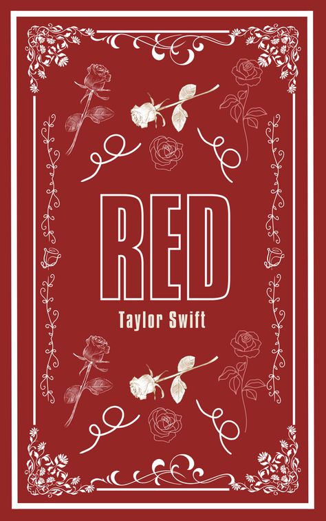 Taylor Swift Red Album, Taylor Swift Albums, Taylor Swift Book, Taylor Swift 22, Taylor Swift Drawing, Taylor Swift Red, Red Books, Red Taylor, Taylor Swift Album