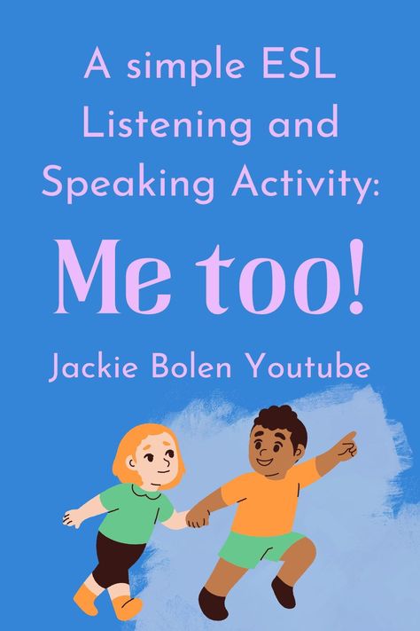 Listening And Speaking Activities, Esl Listening Activities, Fun Classroom Games, Speaking Games, Speaking Activity, Listening Activities, English Listening, Teaching Esl, Simple Activities