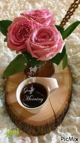 Morning Coffee Gif, Good Morning Happy Saturday, Good Night Beautiful, Good Morning Flowers Rose, Good Morning Greeting Cards, Coffee Gif, Good Morning Coffee Gif, Good Morning Saturday, Good Morning Beautiful Gif