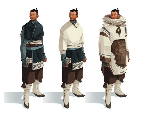 Warhammer Cathay, Inuit Clothing, Avatar Meme, Animation Clips, Avatar The Last Airbender Art, Snow Outfit, Concept Art Character, Fantasy Inspiration, Character Creation