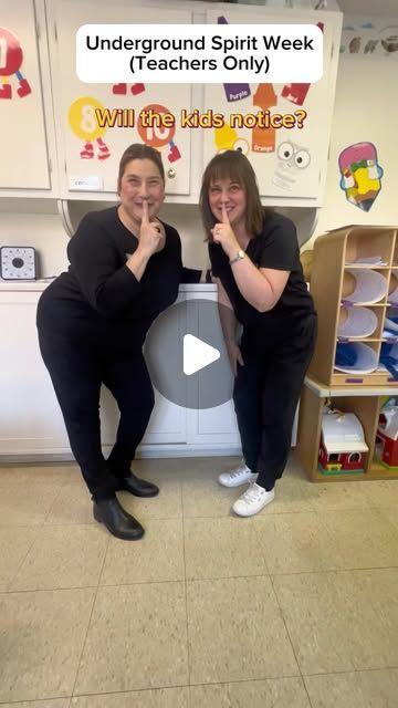 The Preschool at DUMC on Instagram: "🎉 Underground Teacher Spirit Week was a success! And the best part…the kids (and most of the parents) had no idea🤣

#undergroundspiritweek #spiritweek #teach #teaching #teacher #teacherlife #teacherhumor #school #earlyeducation #prek #preschool #kindergarten #wevegotspirit" Underground Dress Up Days For Teachers, Staff Underground Spirit Week, Dress Like Your Students Day, Kindness Week Dress Up Days, Underground Teacher Spirit Week, Teacher Spirit Week Ideas, Underground Spirit Week For Teachers, Dress Like A Student Day For Teachers, Kindness Week Activities Elementary