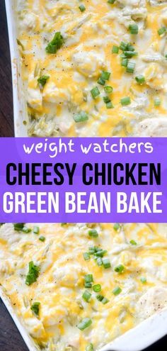 Green Bean Bake, Weight Watchers Recipes With Points, Bean Bake, Weight Watchers Casserole, Recipe Diaries, Baked Green Beans, Weight Watcher Desserts, Chicken Green Beans, Weight Watchers Chicken