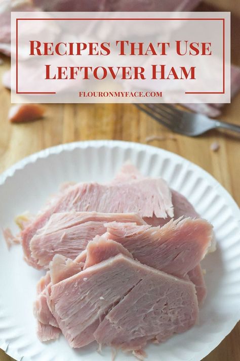 Ham Main Dish Recipes, Ham Leftover Recipes Dinner Tonight, Recipes Using Leftover Ham, Leftover Easter Ham Recipes, Ham Slices Recipes, Easter Leftover Recipes, Leftover Ham Casserole, Recipes Using Ham, Christmas Leftovers Recipes