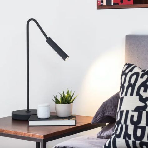 Adjustable Bedside Lamp, Minimal Bedside Lamp, Nightstand Table Lamp, Bed Reading Lamp, Bedside Reading Lamp, Side Bed Lamps, Reading Lights Bedside, Bed Lamp Ideas, Bed Side Lamps Ideas