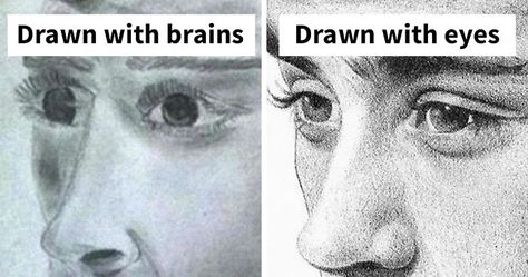 Learn To Draw Realistic, Portrait Techniques Drawing, How To Start A Drawing, How To Sketch Realistic, Things Every Artist Needs, Start Drawing Again, Right Brain Drawing Exercises, Learning To Draw Faces, Drawing Reference Nature