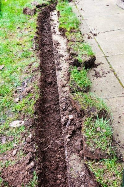 Diy French Drain, Yard Drainage System, Driveway Drain, French Drain System, French Drains, Diy Driveway, Landscape Drainage, Yard Drainage, Pinterest Garden