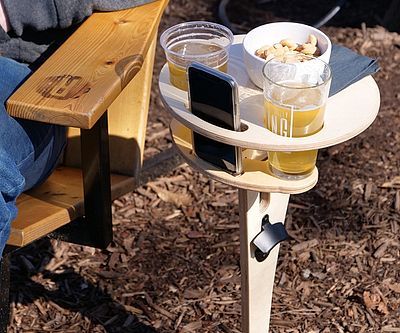 55 Field-Tested Gifts For Campers As Grand As The Great Outdoors Folding Wine Table, Outdoor Wine Table, Backyard Entertainment, Beer Table, Bottle Opener Design, Woodstock Ga, Dog Bowl Stand, Solo Cup, Wine Table