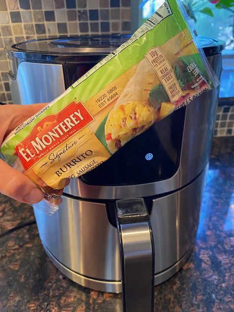 Frozen Breakfast Burritos In Air Fryer, Air Fryer Frozen Burritos, Frozen Burritos In Air Fryer, Air Fryer Breakfast Burritos, Frozen Breakfast Burritos, Frozen Burritos, Breakfast Burritos Frozen, Bean Burrito, Air Fryer Recipes Dessert