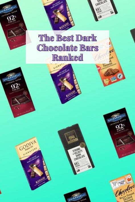 Healthiest Dark Chocolate Brands, Healthy Chocolate Bars, Dark Chocolate Brands, Best Dark Chocolate, Healthy Grocery Shopping, Dark Chocolate Benefits, Integrative Nutrition Health Coach, Healthy Dark Chocolate, Almond Crunch