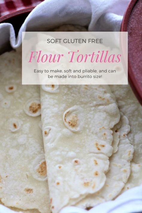 These soft gluten free flour tortillas are SO easy to make, you don’t need any special equipment, they’re soft and pliable, and they won’t rip apart. Winner, winner, burrito dinner!! Grain Free Crepes, Gluten Free Flour Tortillas, Paleo Tortillas, Paleo Menu, Tortillas Recipe, Whole30 Meal Prep, Gluten Free Tortillas, Taco Fillings, Paleo Bread