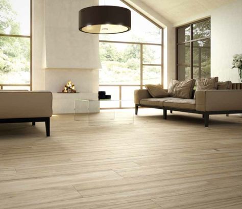 baldocer-news-cersaie-07 - Glazed porcelain Wooden Effect Tiles Woodlike Tile Floors, Tile Floors Living Room, Ceramic Wood Floors, Living Room Tiles Design, Wood Tiles Design, Luxury Living Room Modern, Room Tiles Design, Modern Floor Tiles, Wood Effect Porcelain Tiles