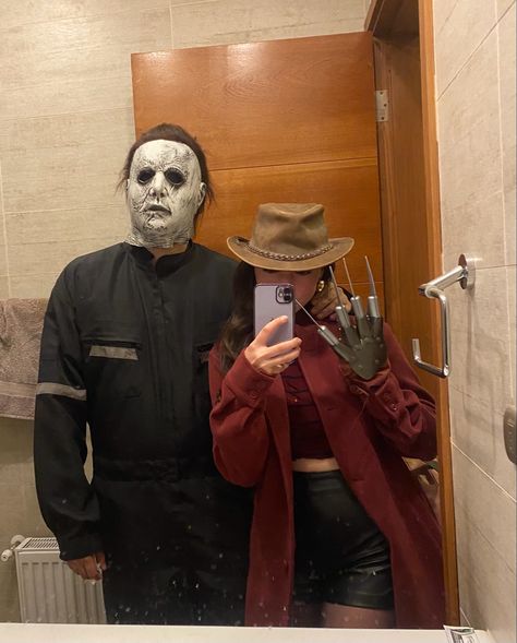 Halloween Parejas, Baby Shawer, Freddy Krueger, Michael Myers, Halloween Outfits, Halloween Costumes, Halloween