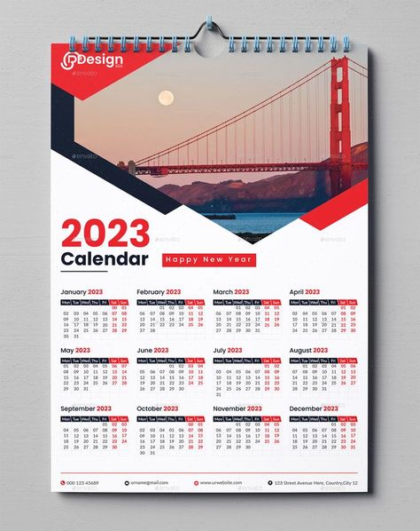 Wall Calendar 2023 Template Vector EPS Calendar 2023 Template, 2023 Template, Wall Calendar 2023, Wall Calender, Wall Calendar Design, Calendar Designs, Edit Image, Calendar Design Template, Calendar 2023